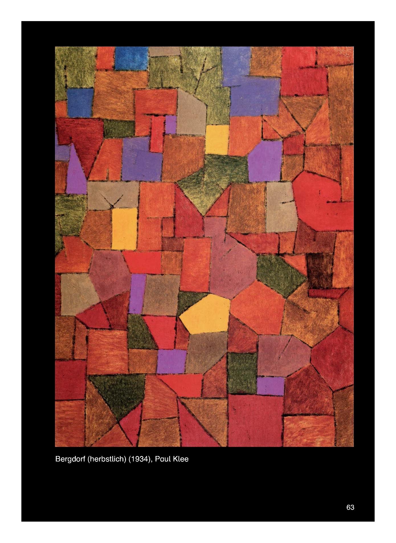 Kunst_Unterrichtseinheit zumThema _Bergdorf (herbstlich)_ von Paul Klee mit biografischen Hinweisen zum Künstler